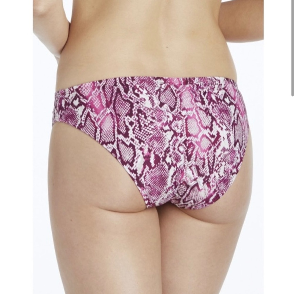 Bebe Pink Snake Print Halter Bikini Swim Set - Picture 12 of 12